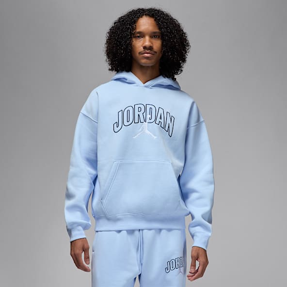 Jordan Blue Hoodies Sweatshirts. Nike AU